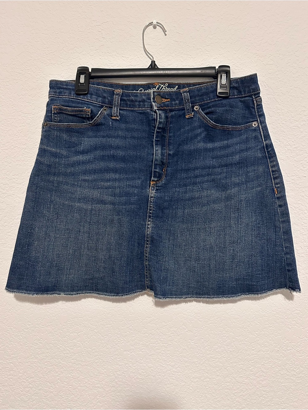 Universal Thread Dark Blue Denim Mini Skirt